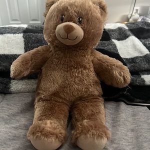 Build a bear workshop, 2016, blonde, plush, basic bear with cloth eyes